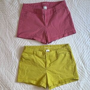 Old Navy Women's Pixie Shorts - 2 pair included